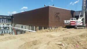 Construction at the MSU Breslin Center