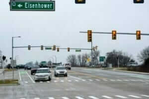 View of Ann Arbor Saline Road