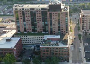 Apartment building at 601 Bond