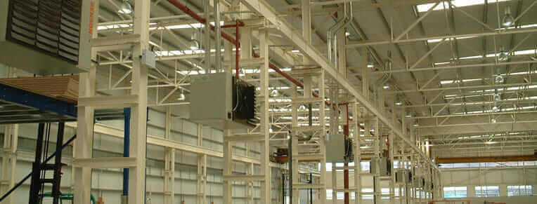 Industrial steel warehouse facility