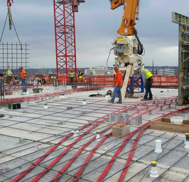 Construction materials testing for construction of new hotel in downtown Grand Rapids, Michigan