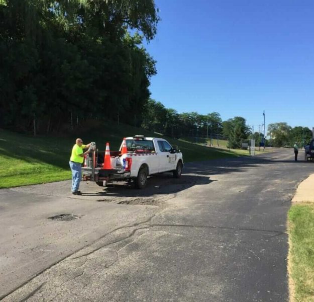 Asphalt and subgrade test for a pavement management project